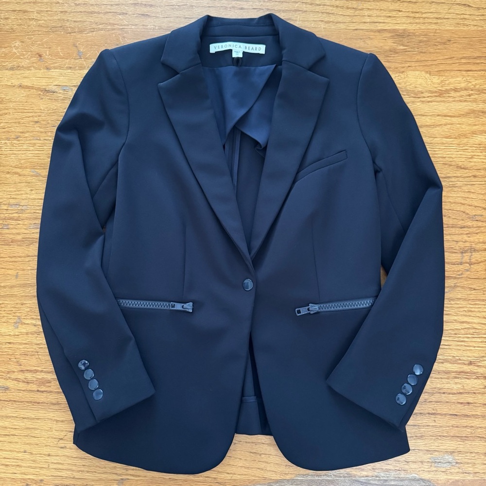 VERONICA BEARD Scuba Schoolboy Blazer